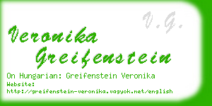 veronika greifenstein business card